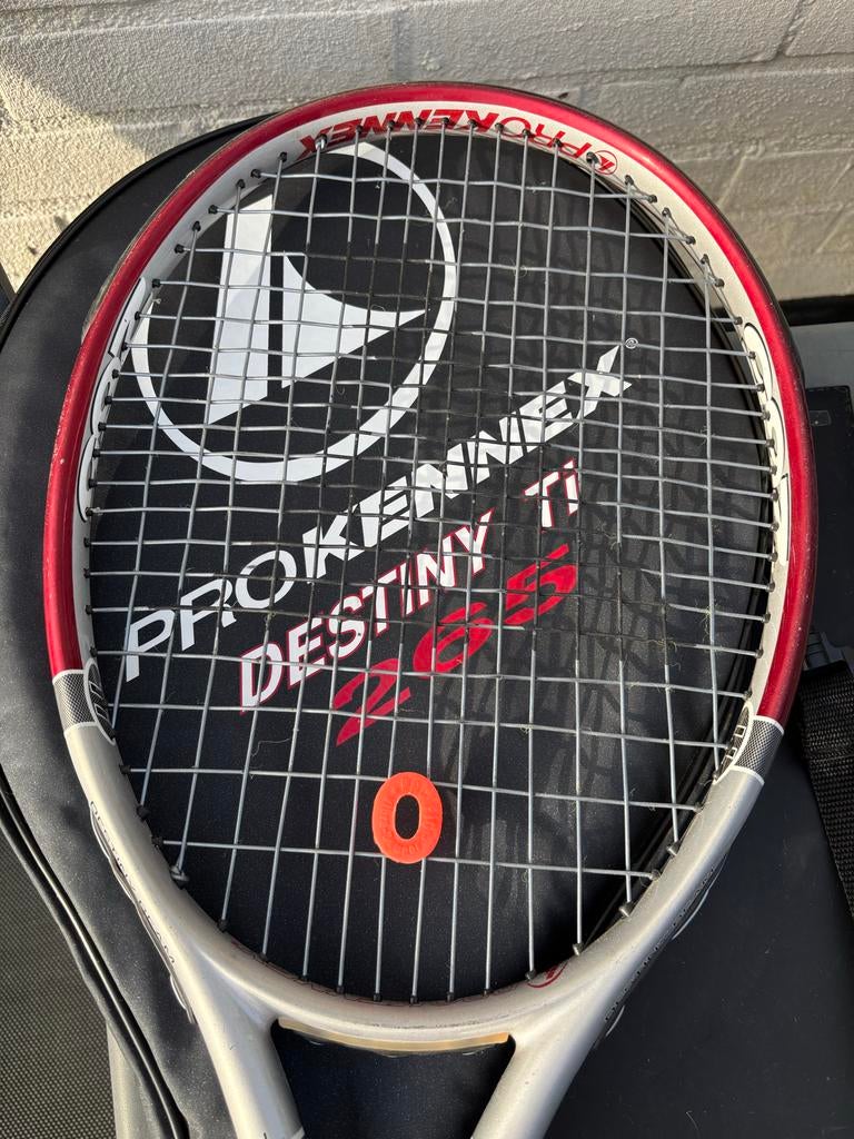 Pro Kennex Destiny TI 265 Tennisracket met hoes, Sport en Fitness, Tennis, Ophalen, Gebruikt, Racket, Overige merken