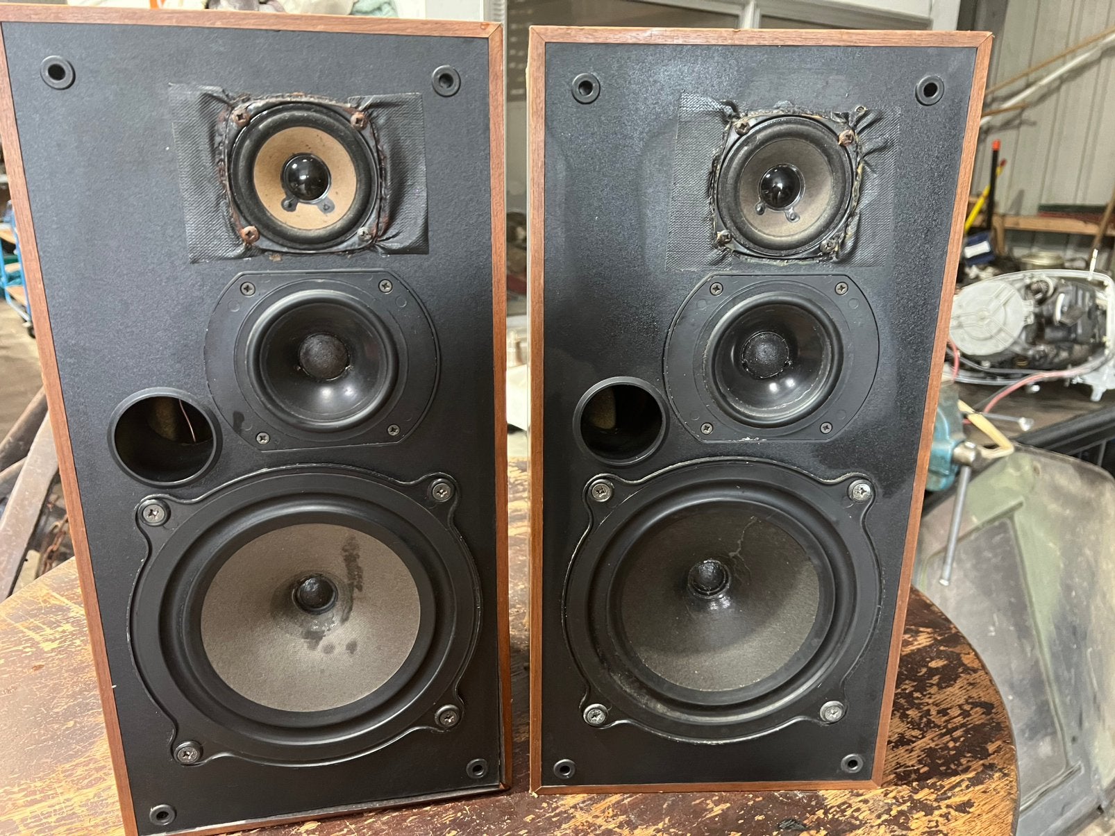 B&W DM23 speakers luidspreker 2 stuks, Ophalen, Gebruikt, Speakerset, Bowers & Wilkins (B&W)