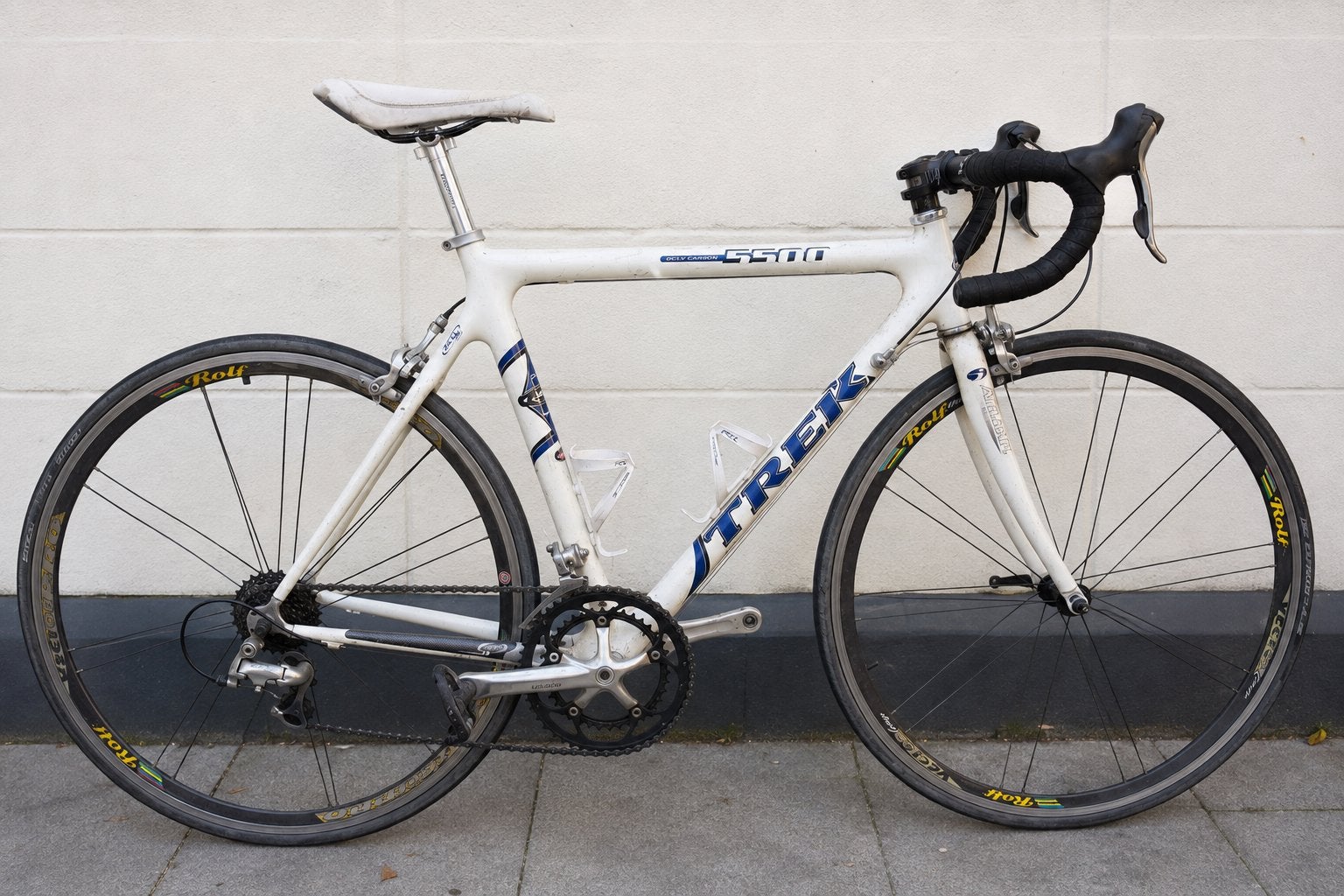 Trek 5500 OCLV Carbon racefiets - Shimano Ultegra - Rolf wie, 28 inch, Gebruikt, Carbon, 10 tot 15 versnellingen