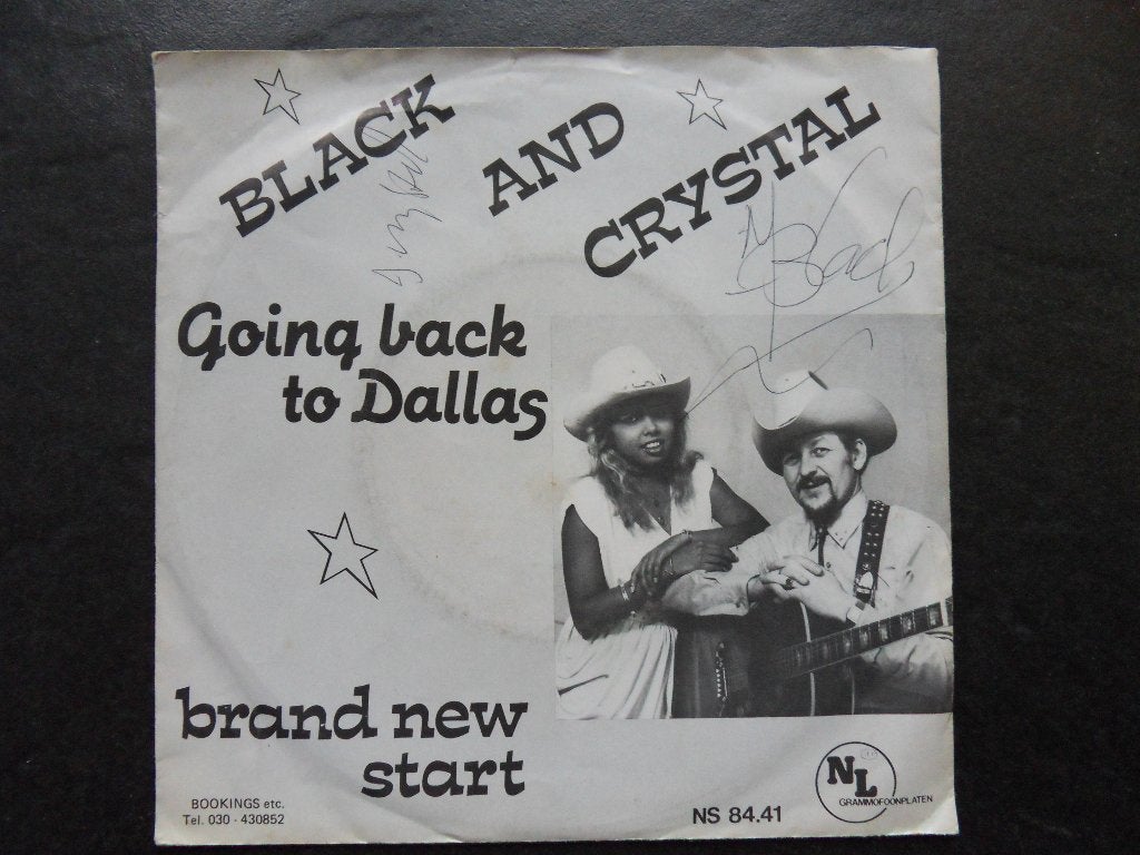 Black and Chrystal - Going back to Dallas, Ophalen of Verzenden, Zo goed als nieuw, Pop