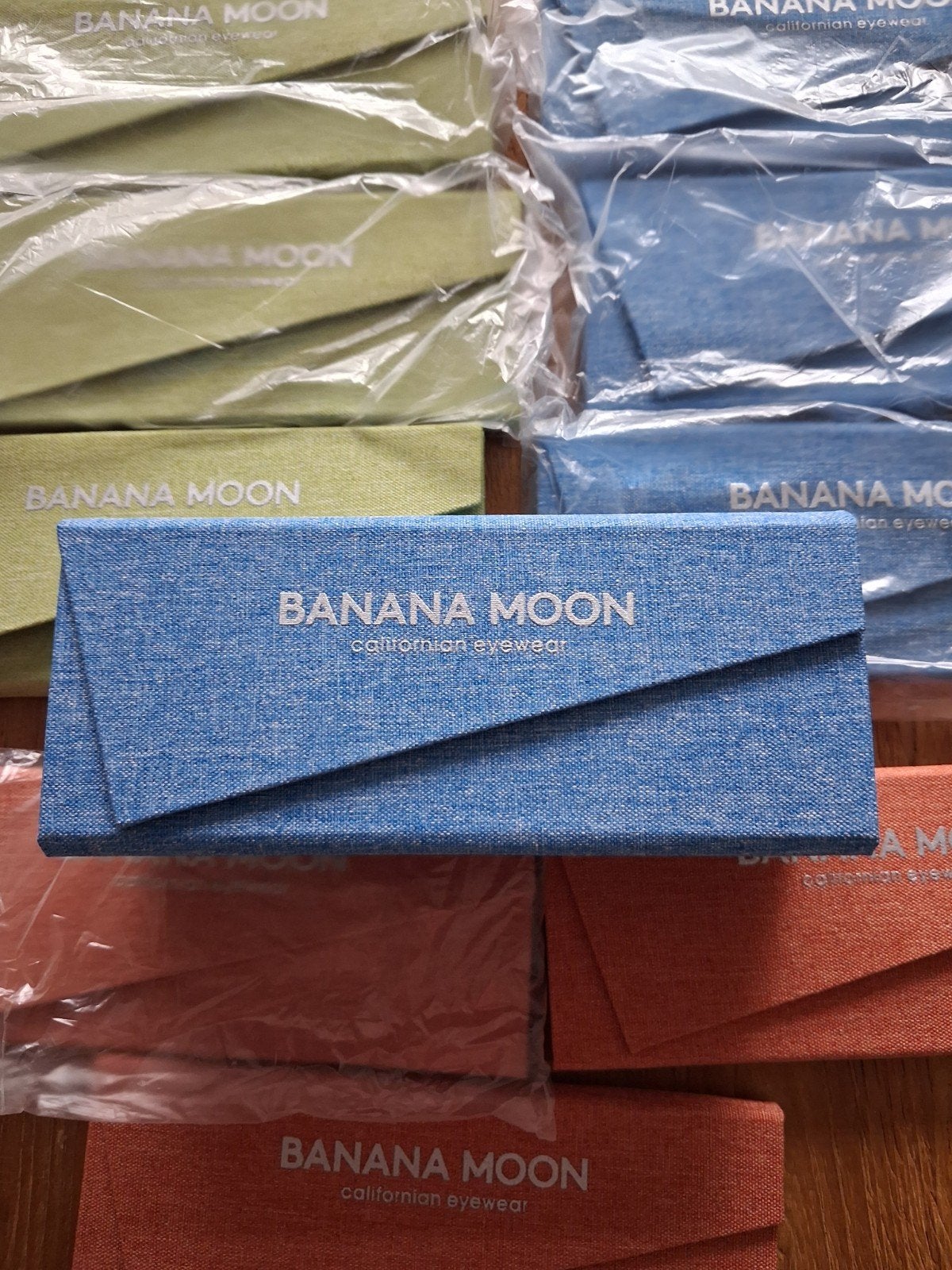 10x BANANA MOON brillenkokers - Nieuw & Origineel, Verzenden, Nieuw, Overige kleuren, Overige merken
