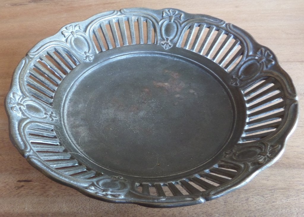 antiek bronzen schaal, Ophalen of Verzenden