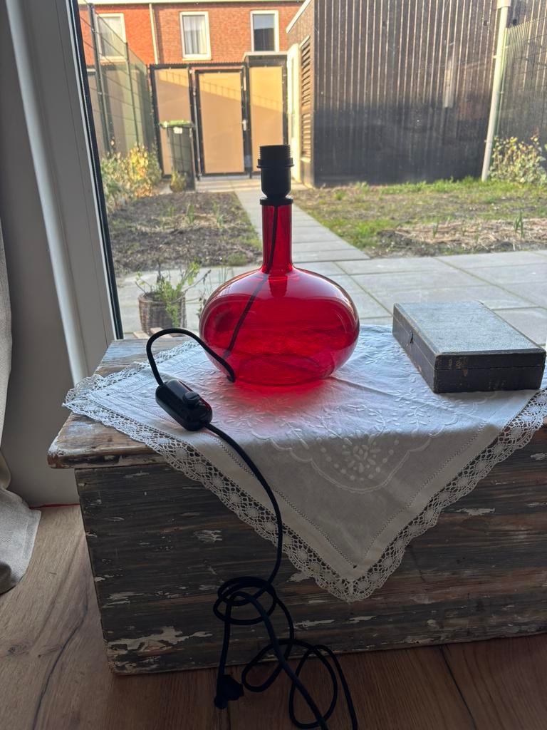 Vintage lamp, Ophalen of Verzenden, Zo goed als nieuw, Minder dan 50 cm