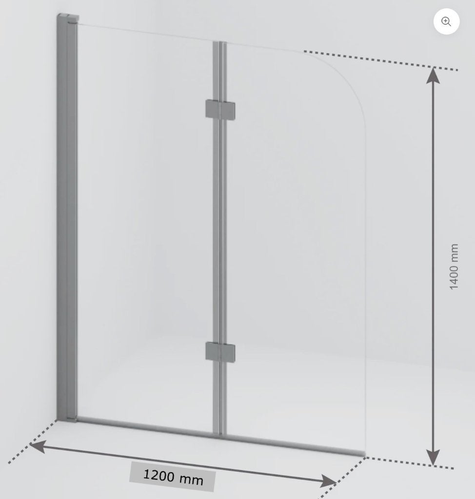 Badwand, Ophalen of Verzenden, Zo goed als nieuw, Glas, Douche