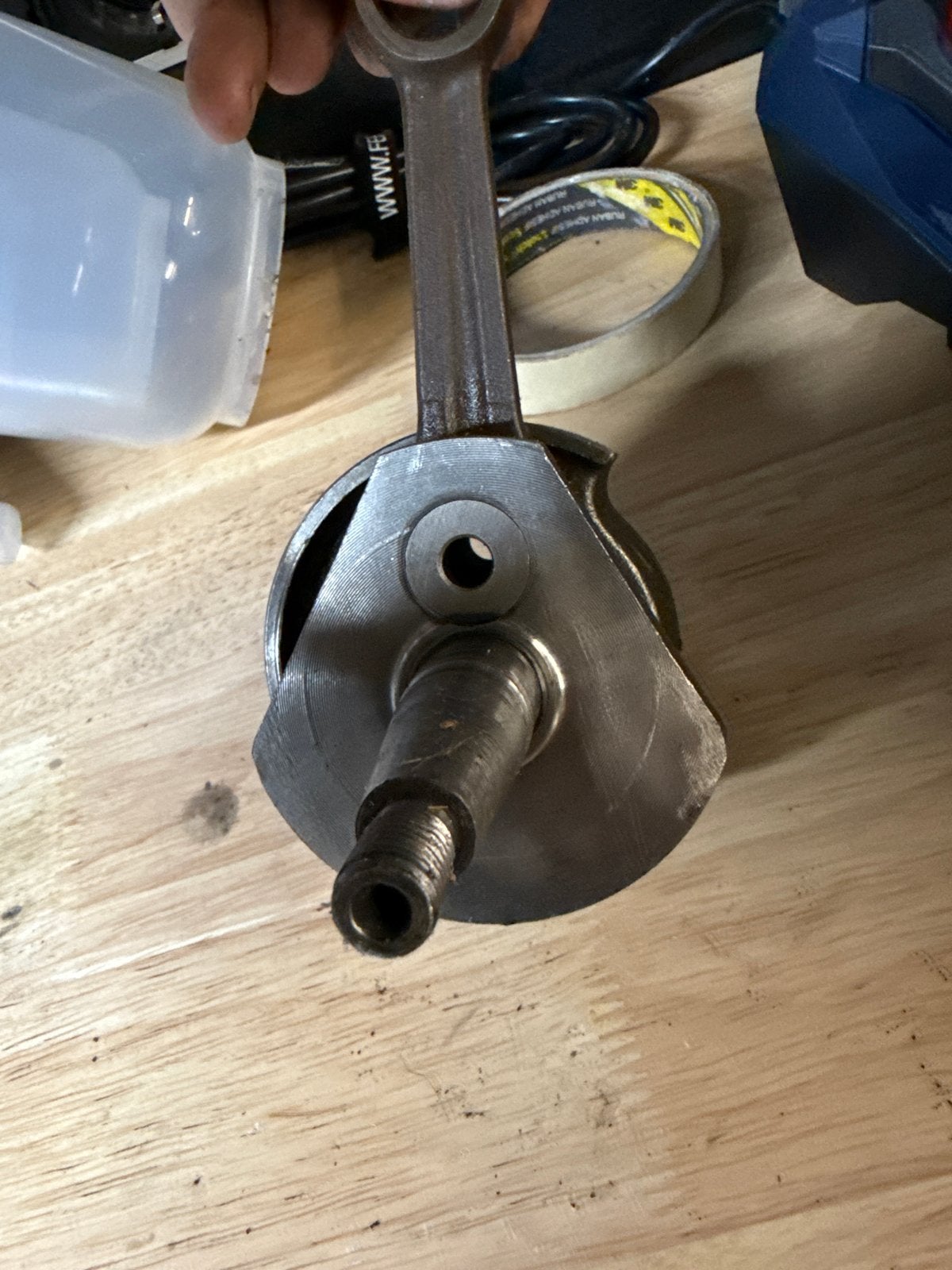 2x Origineel Vespa PK50/V50 Krukas in goede staat, Ophalen of Verzenden, Gebruikt, Overige typen, Vespa