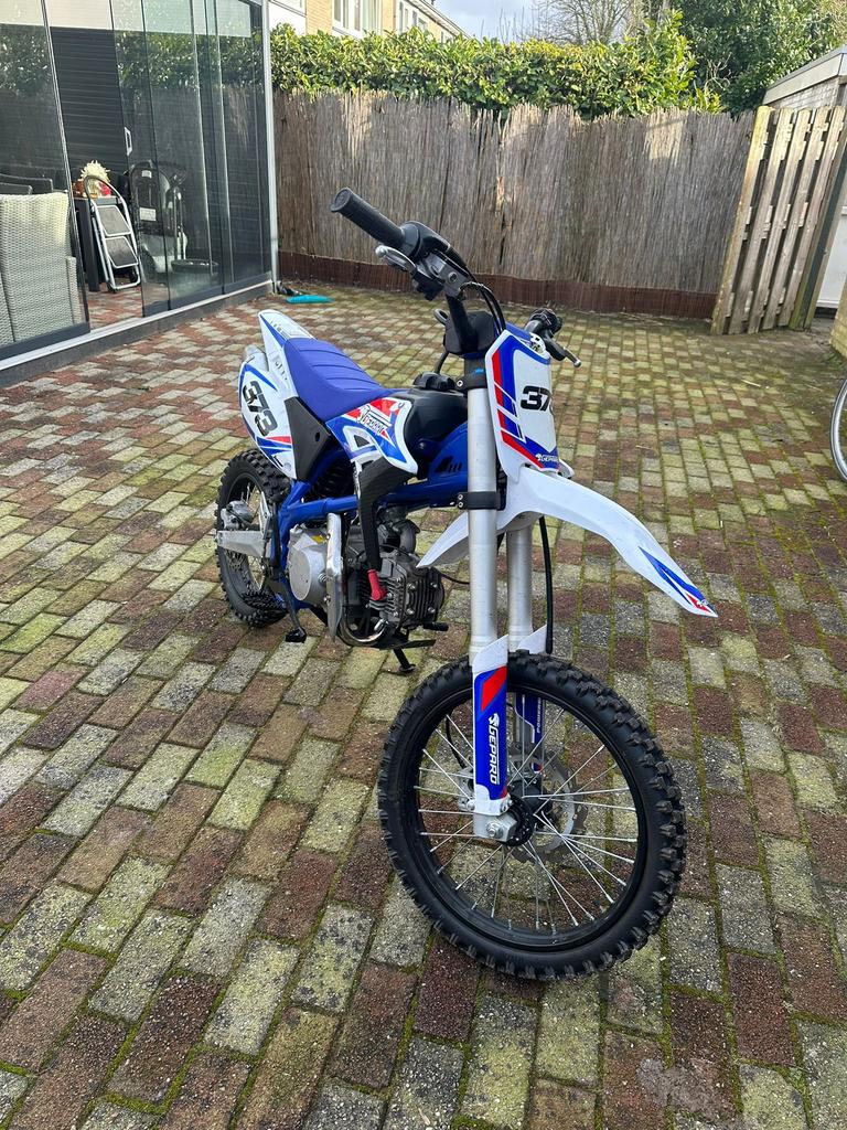 Gepard MRR YFZ-PRO 125cc Dirtbike – Blue Edition, Ophalen, Zo goed als nieuw, Pitbike