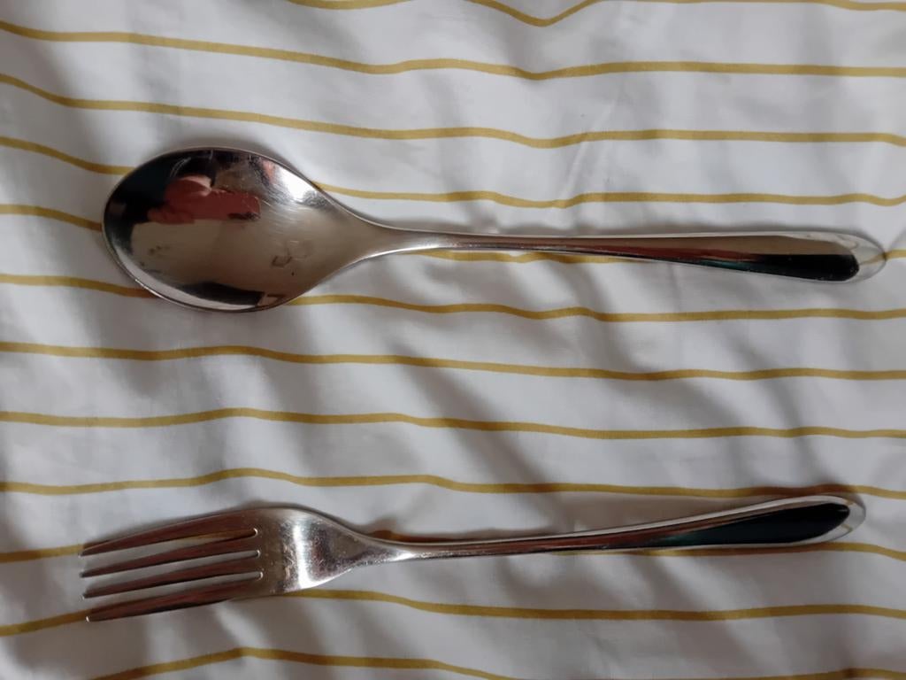 Amefa Diner Bestek Set - Lepel, Vork, Antiek en Kunst, Ophalen of Verzenden