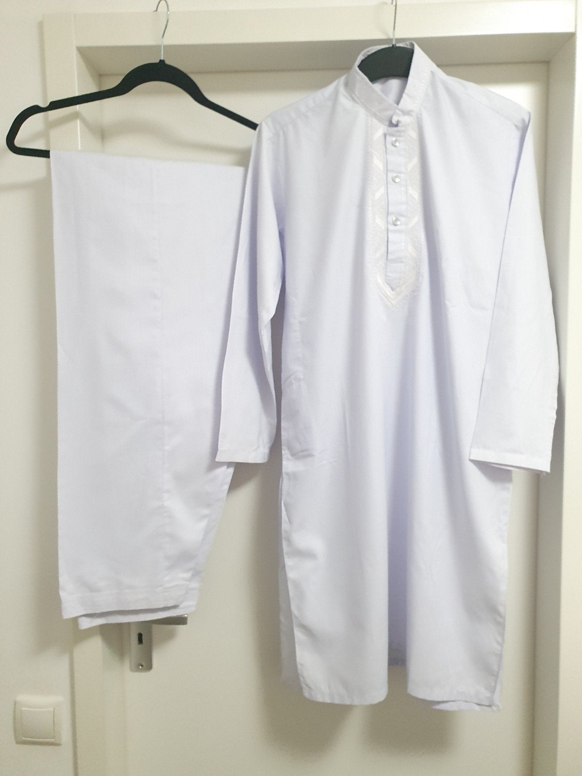Indiase Hindoestaanse Afghaanse Kurta Pyjama Set Maat 170/17, Ophalen of Verzenden, Zo goed als nieuw, Jongen, Setje