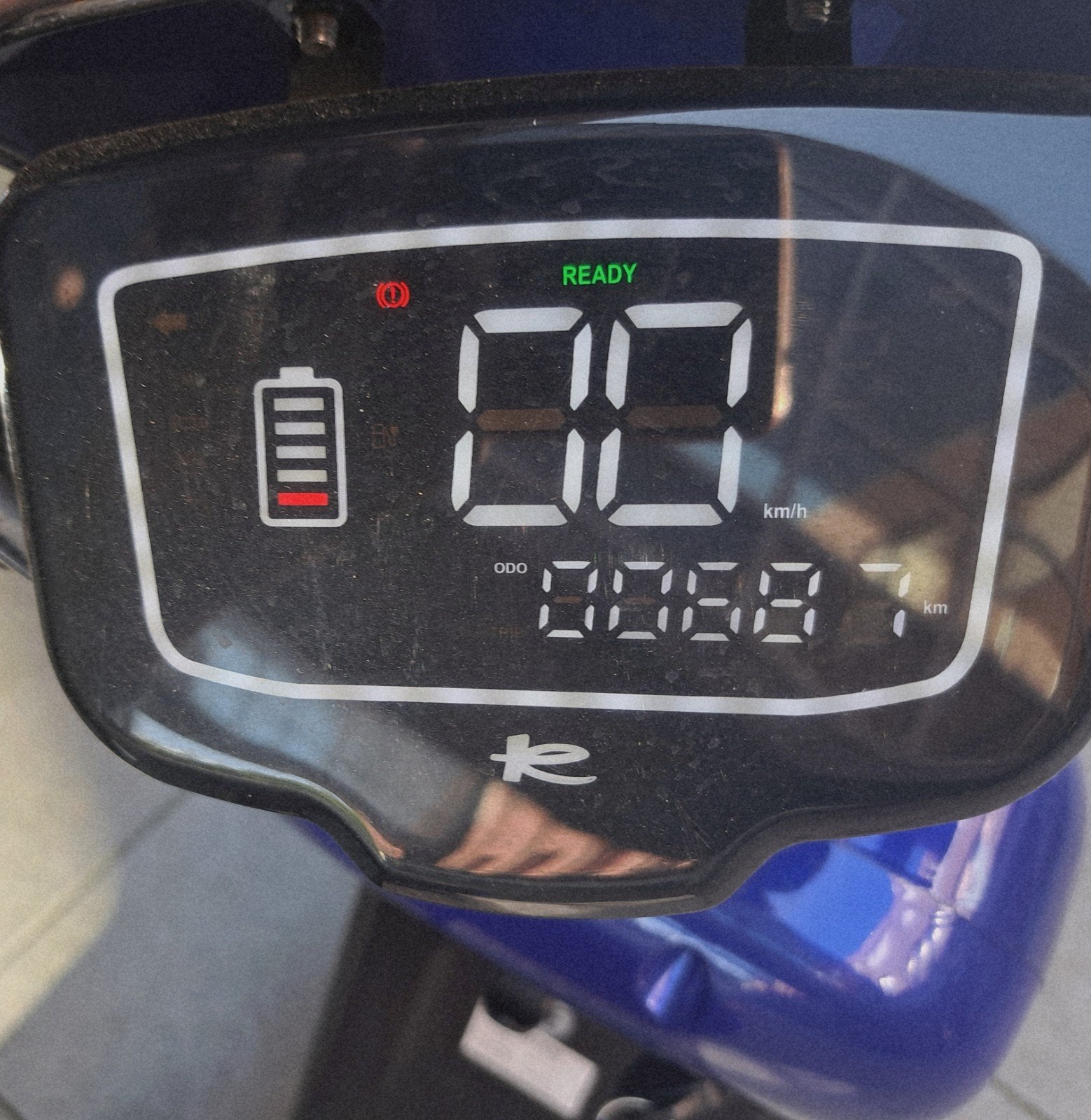 Elektrische Scooter (blauw kenteken) - in goede staat!, Ophalen, Zo goed als nieuw, Elektrisch, Overige merken