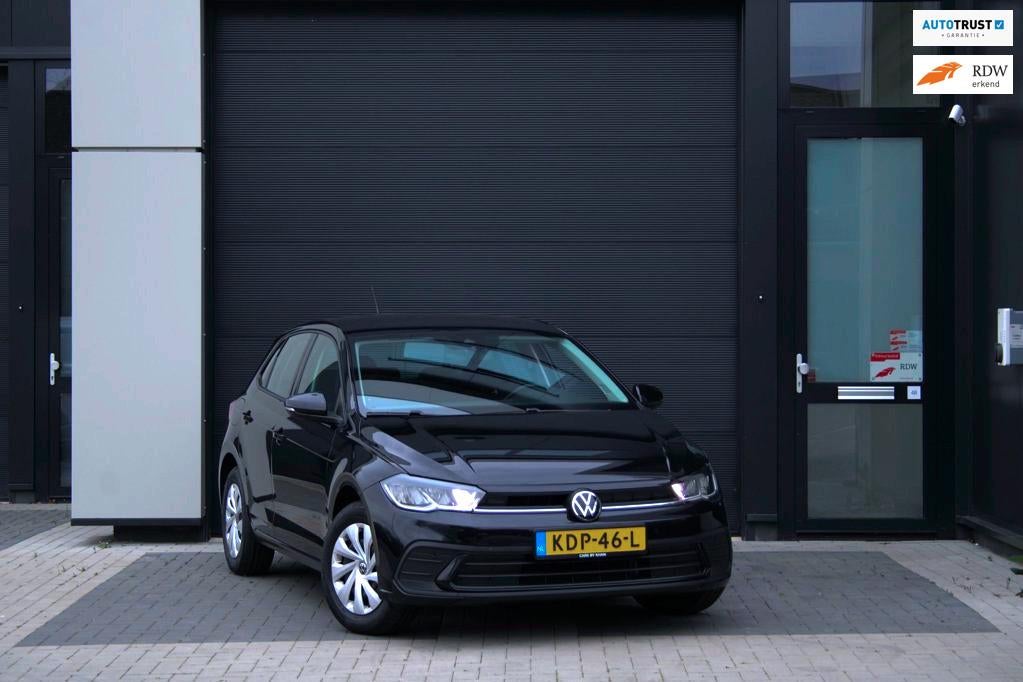 Volkswagen Polo 1.0 - Carplay - APK 2028 - Dealeronderhouden, Voorwielaandrijving, Stof, Gebruikt, Zwart
