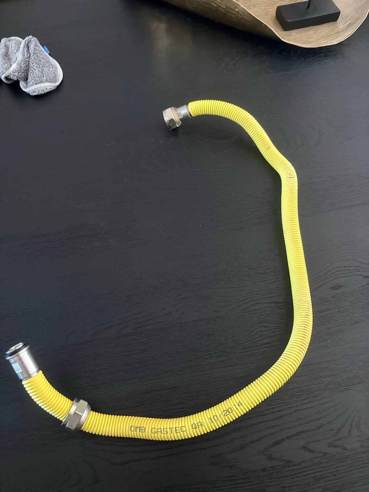 Gepantserde gasleiding - Flexibele gasslang, Ophalen of Verzenden, Gebruikt, Overige merken, Overige typen