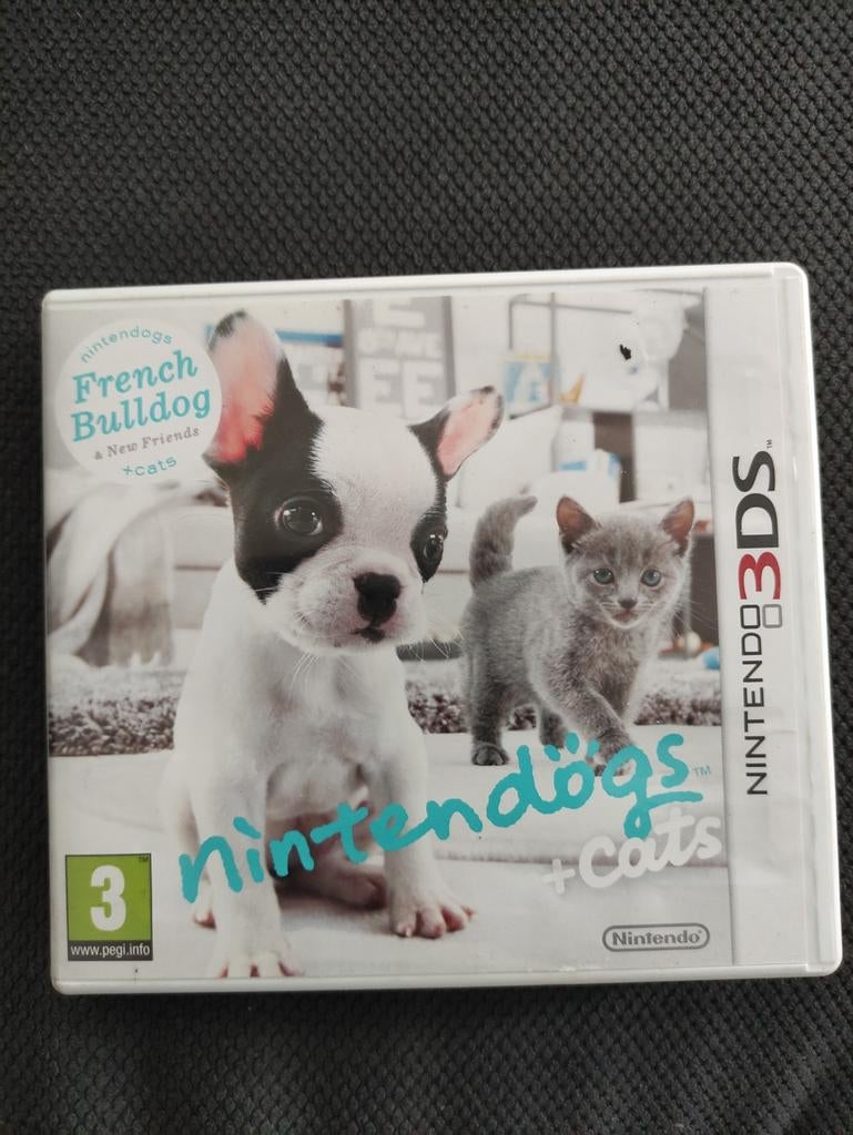 Nintendogs + cats Nintendo 3ds, 1 speler, Ophalen of Verzenden, Zo goed als nieuw, Vanaf 3 jaar