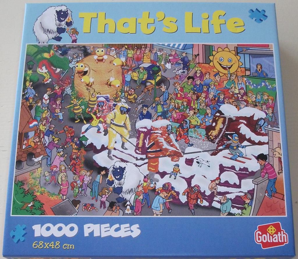 Puzzel *** FLOWER PARADE *** 1000 stukjes That's Life, Ophalen of Verzenden, 500 t/m 1500 stukjes, Zo goed als nieuw, Legpuzzel
