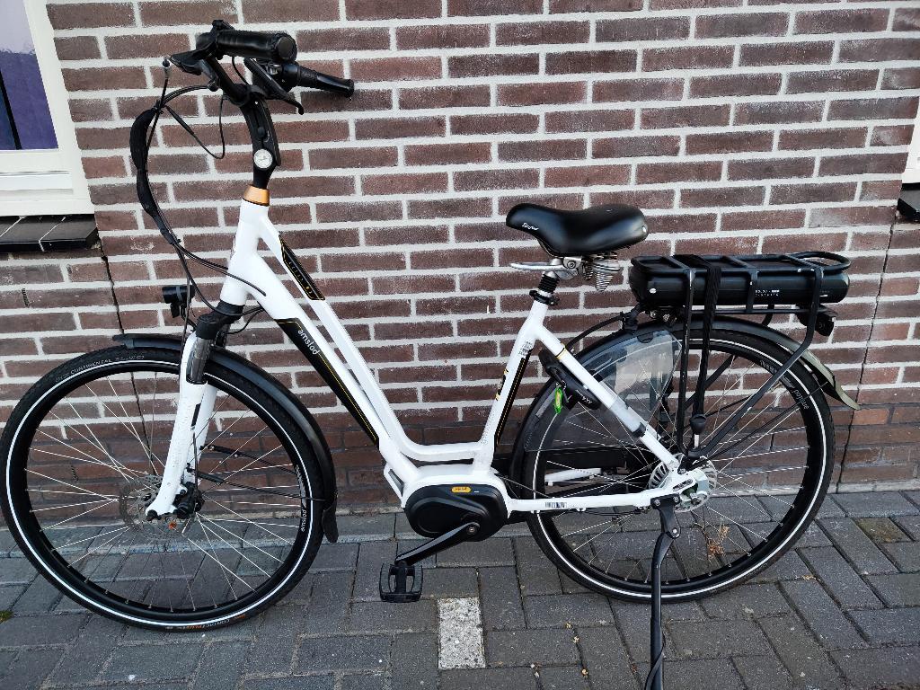 Elektrische Amslod Aston MX,goede fiets,accu,middenmotor., Overige merken, Ophalen of Verzenden, Zo goed als nieuw, 51 tot 55 cm