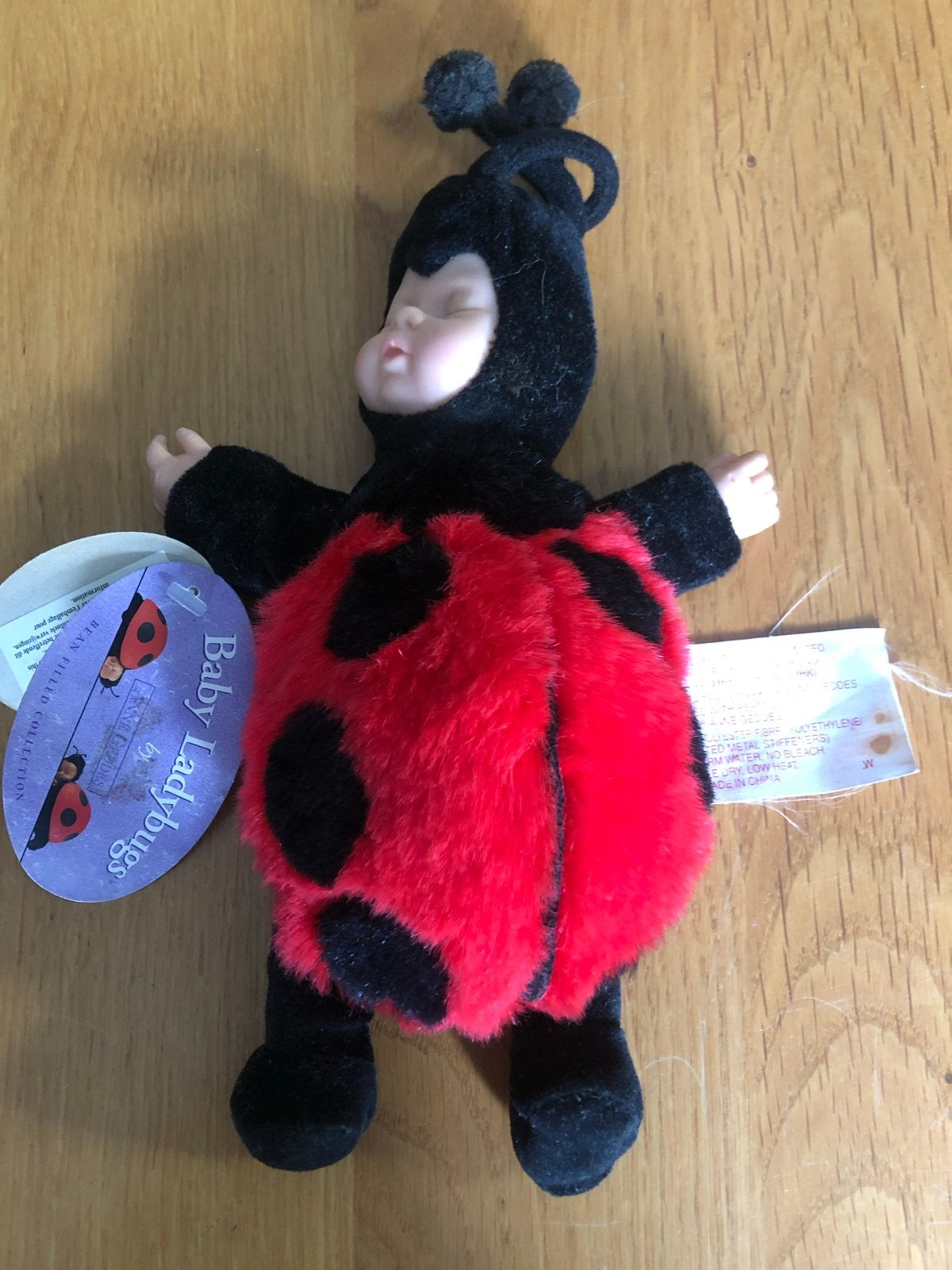 Anne Geddes Baby Ladybugs pop - Nieuw met labels, Kinderen en Baby's, Ophalen of Verzenden, Nieuw, Babypop