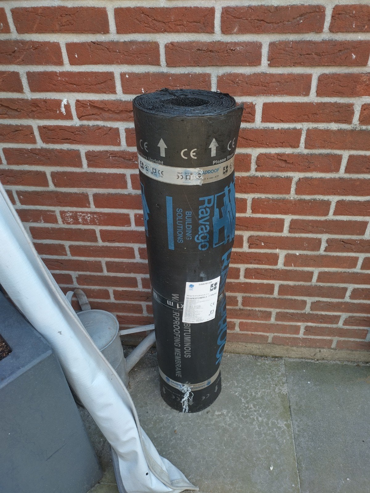 Ravaproof emerald 470k24 ravago 5x1 meter dakbedekking, Ophalen, Overige materialen, Zwart, Nieuw