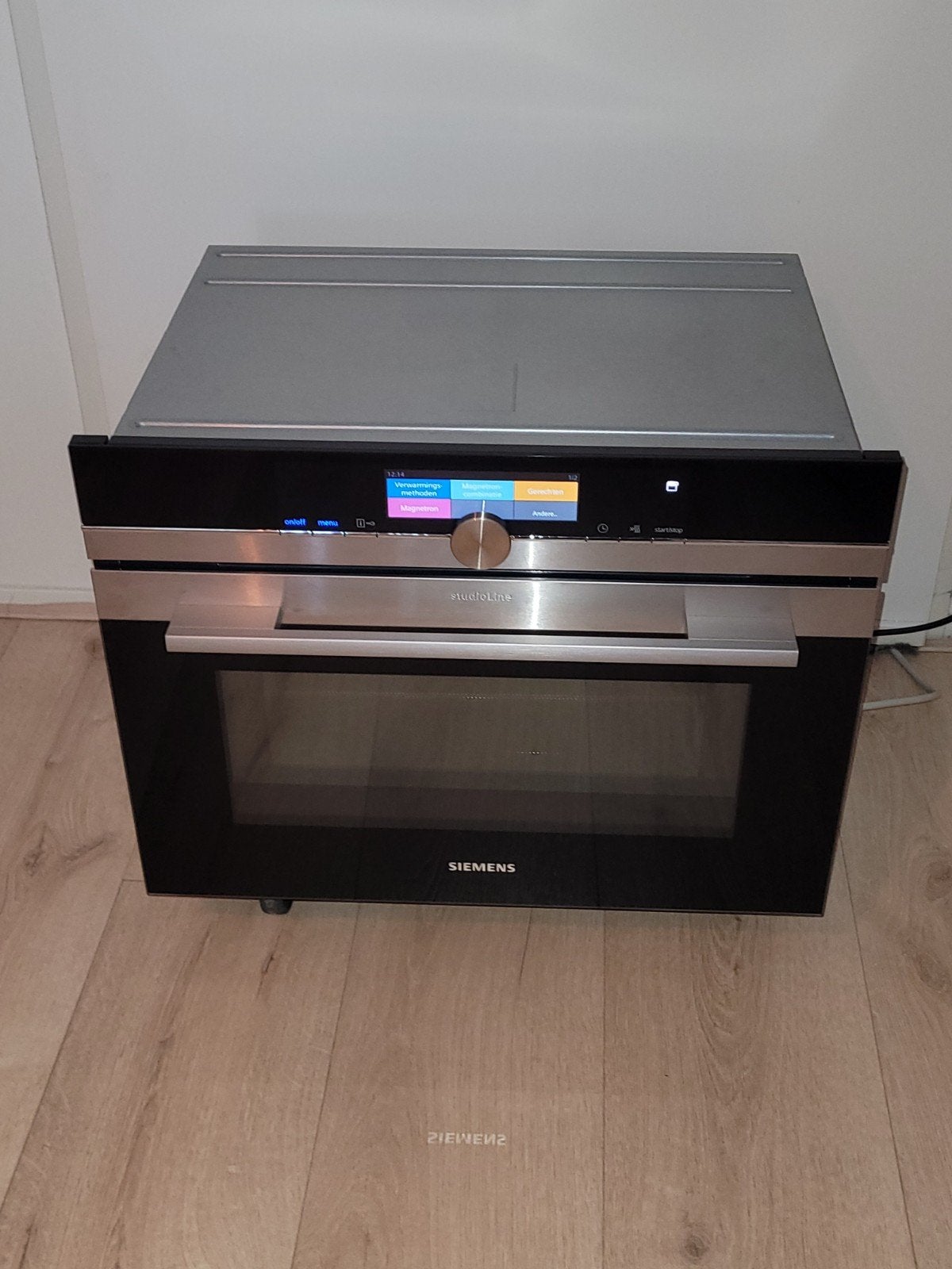 prachtige Siemens inbouw combi magnetron met hetelucht oven., Ophalen, Zo goed als nieuw, Oven, Inbouw