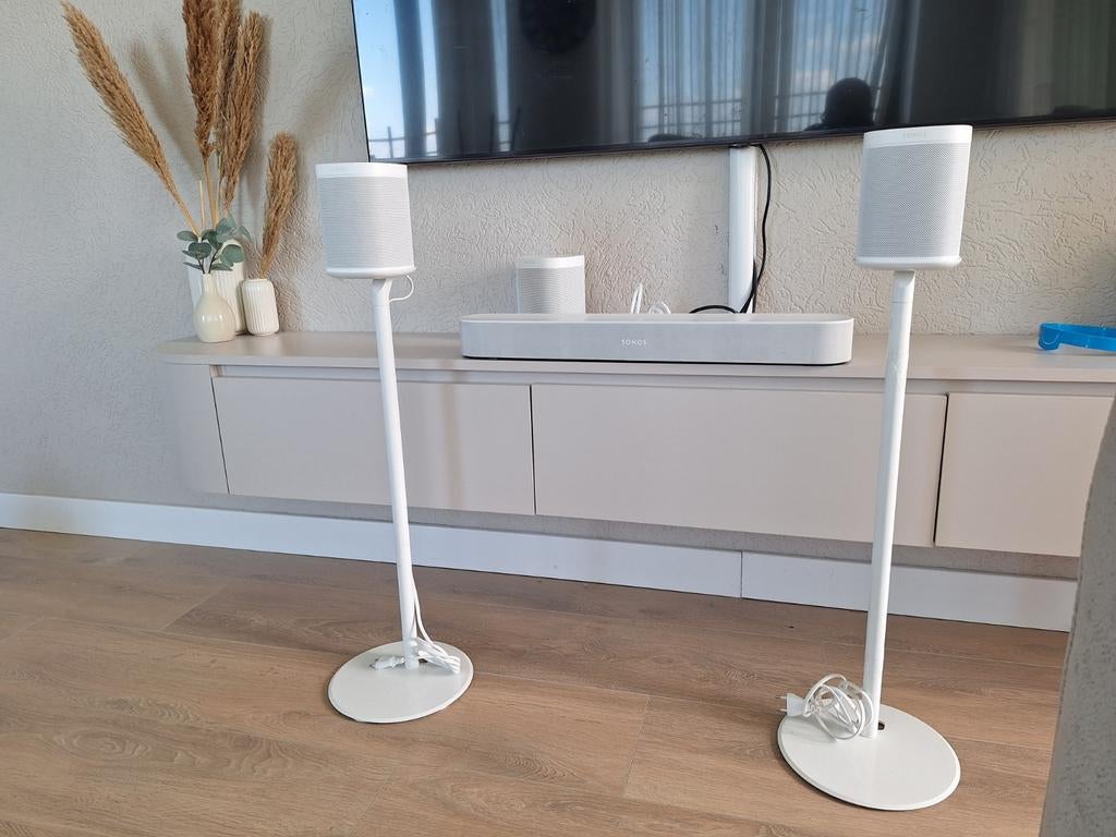 Sonos surround set Beam+Speakers+ Standaard, Overige merken, Soundbar, 70 watt of meer, Ophalen of Verzenden