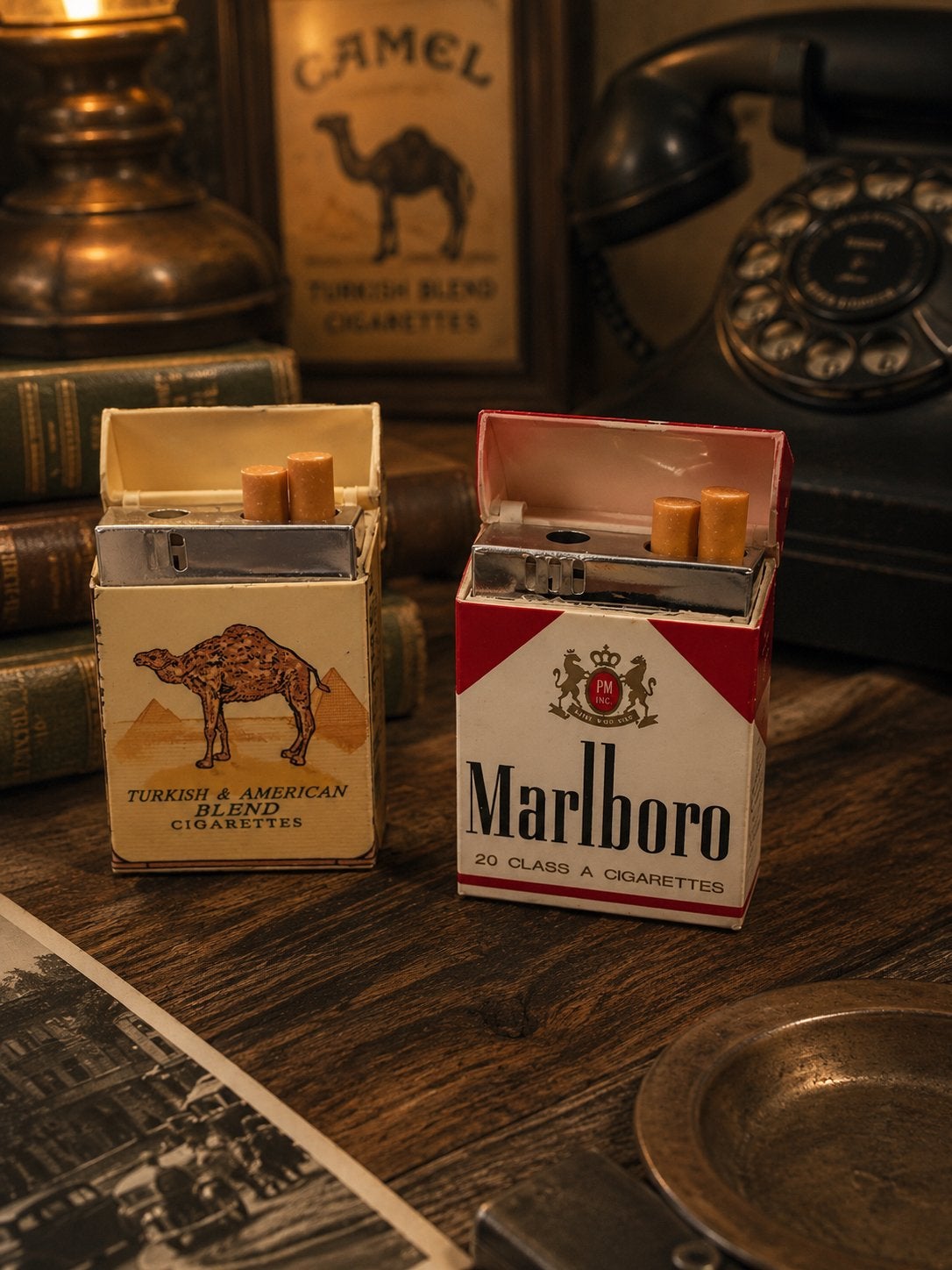 Vintage aanstekers, Verzamelen, Ophalen of Verzenden, Zo goed als nieuw, Aansteker, Marlboro