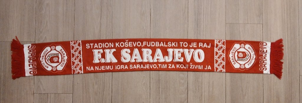 F.K. Sarajevo Sjaal, Ophalen of Verzenden, Gebruikt, Buitenlandse clubs, Vaantje of Sjaal