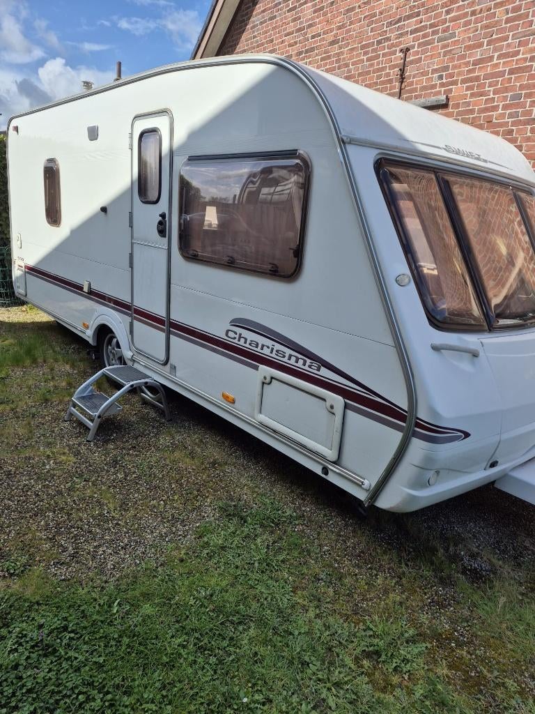 caravan swift Charisma 2006, gekeurd, compleet, zeer netjes!, Kachel, Rondzit, 2 aparte bedden, Particulier