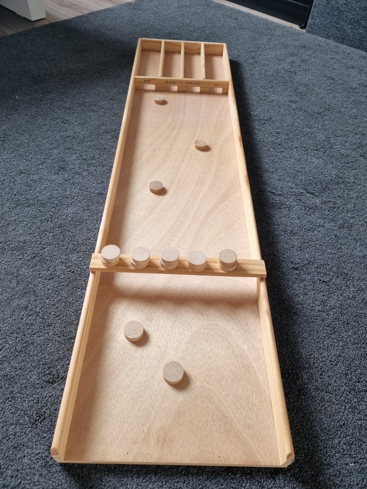 Mini kinder sjoelbak 120cm, Ophalen, Gebruikt