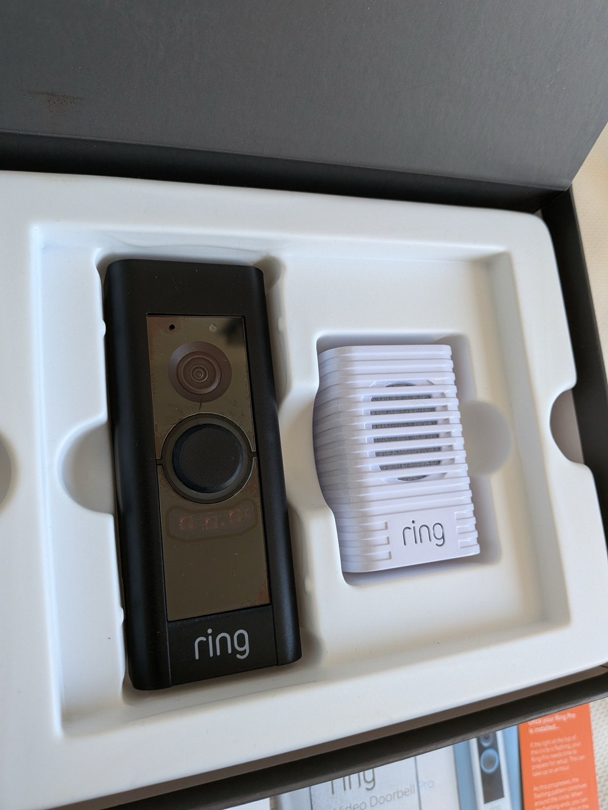 Ring Video Doorbell Pro + Ring Chime – Compleet + 4 Frontjes, Huis en Inrichting, Deurbellen, Ophalen of Verzenden, Bewegingsdetectiesensor