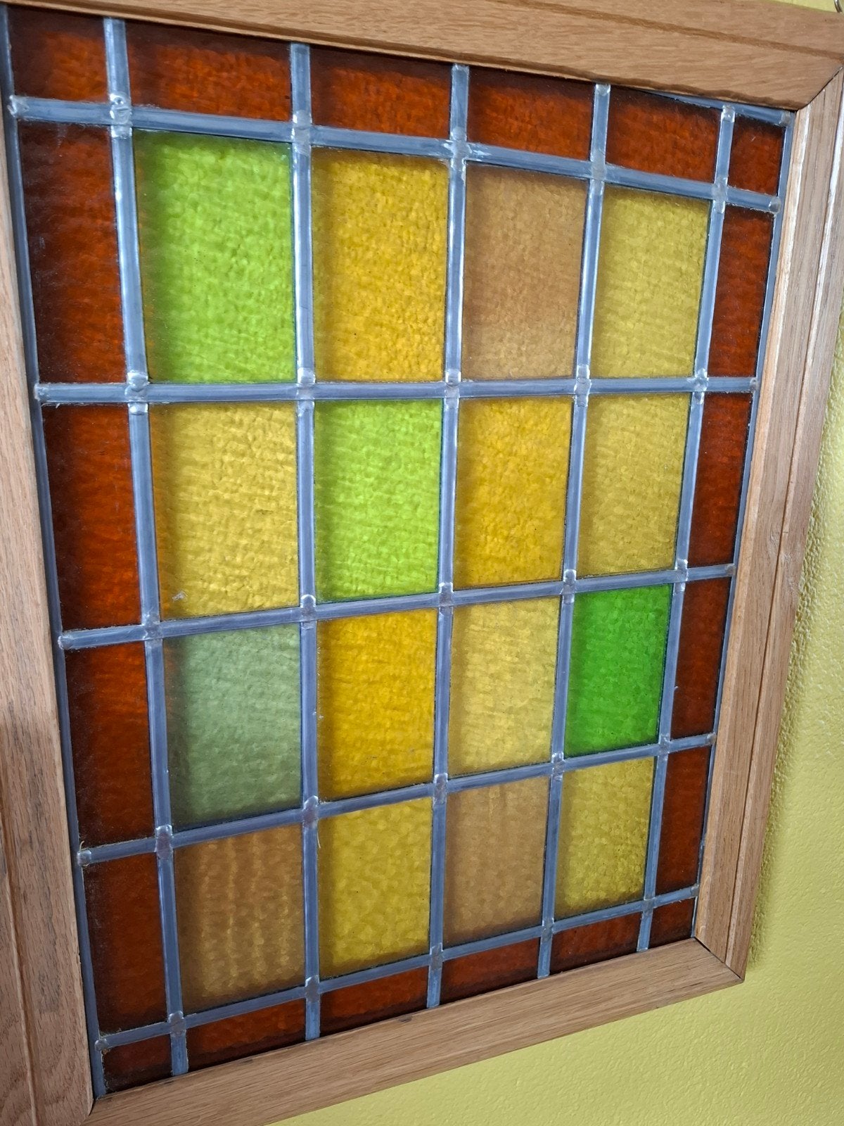 2x Glas in lood raam, Ophalen, Minder dan 80 cm, Glas in lood, Minder dan 80 cm