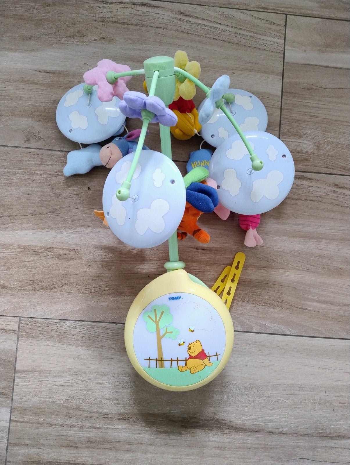 Baby box mobiel Winnie de Poeh, Ophalen