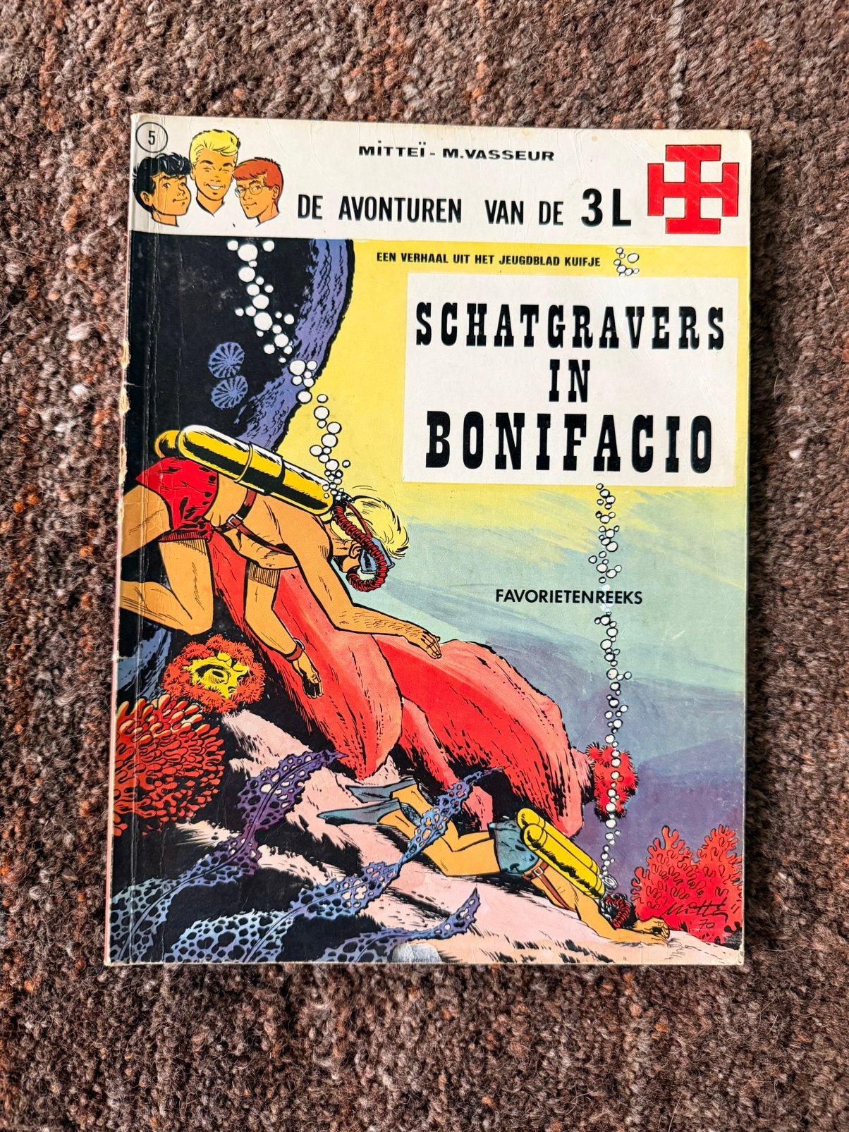 De Avonturen van de 3L - Schatgravers in Bonifacio, Eén stripboek, Ophalen of Verzenden