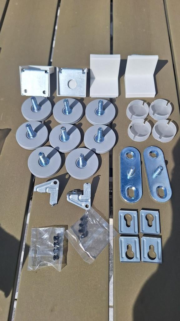 Diverse montageonderdelen Ikea, Ophalen of Verzenden, Nieuw, Zilver, Metaal