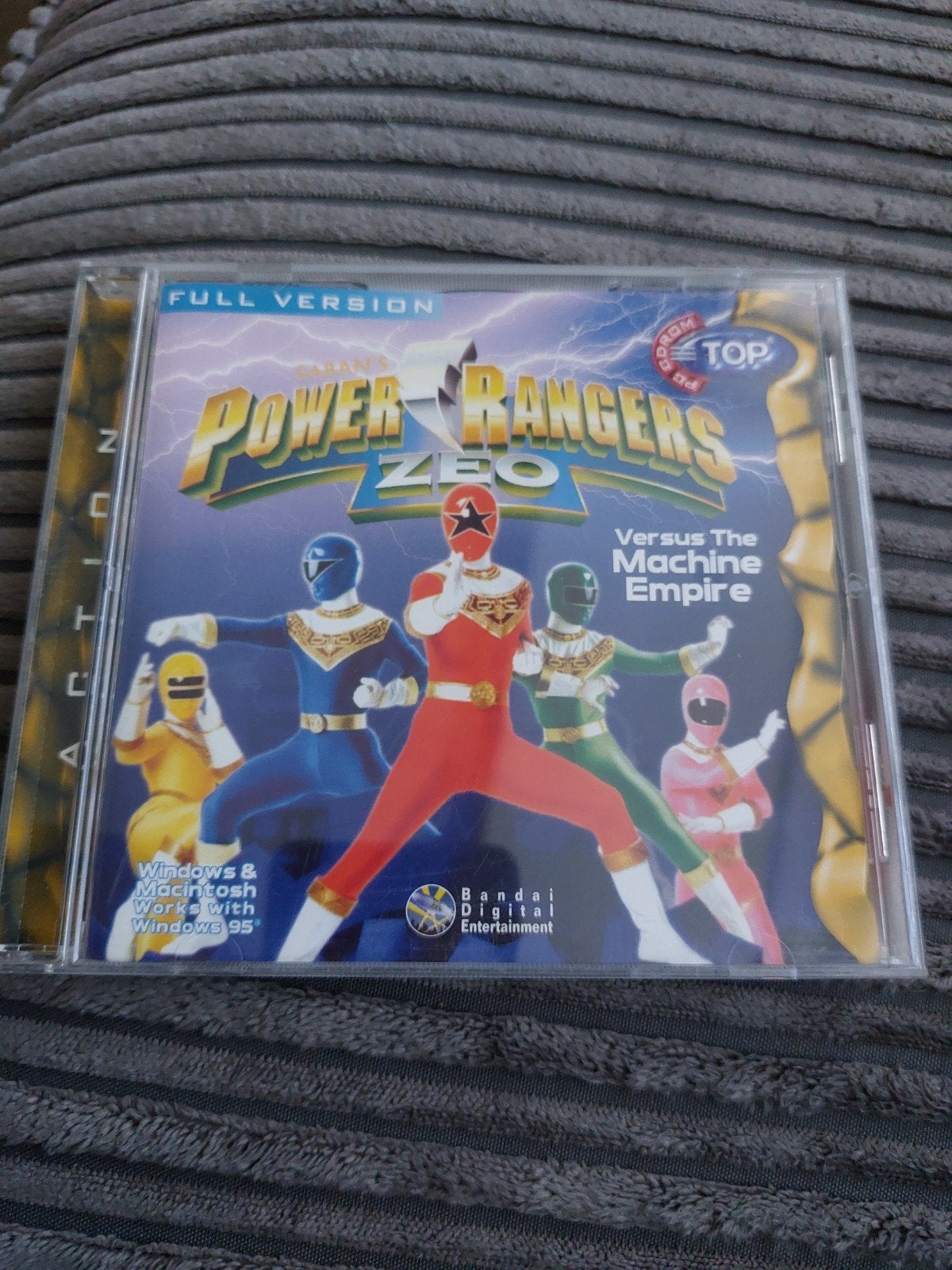 Power Rangers Zeo Versus The Machine Empire PC CD-ROM, Spelcomputers en Games, Games | Pc, Avontuur en Actie, Gebruikt, 1 speler