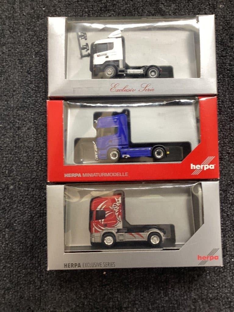 17x Herpa Trekker, Ophalen of Verzenden, Nieuw, Bus of Vrachtwagen, Herpa