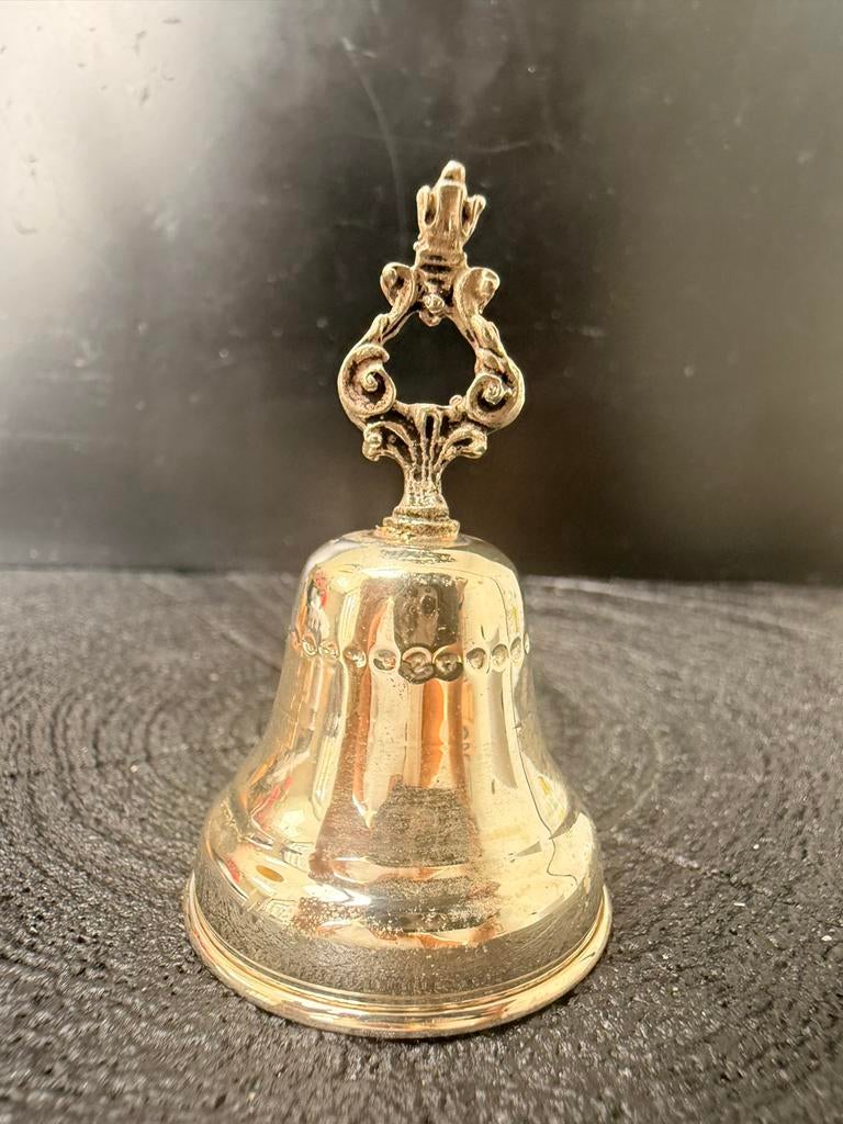 Zilveren 925 Handbel - Vintage Decoratie, Verzenden, Zilver