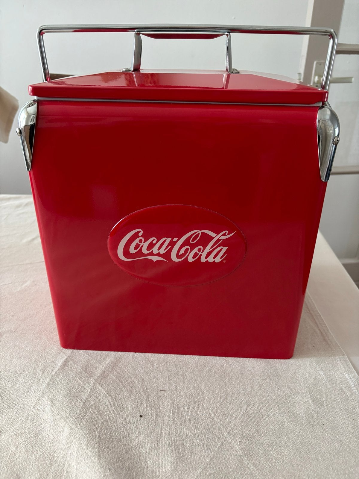 Coca-Cola Koelbox Rood - Vintage Stijl, Caravans en Kamperen, Ophalen, Nieuw, Koelbox, Koelelement