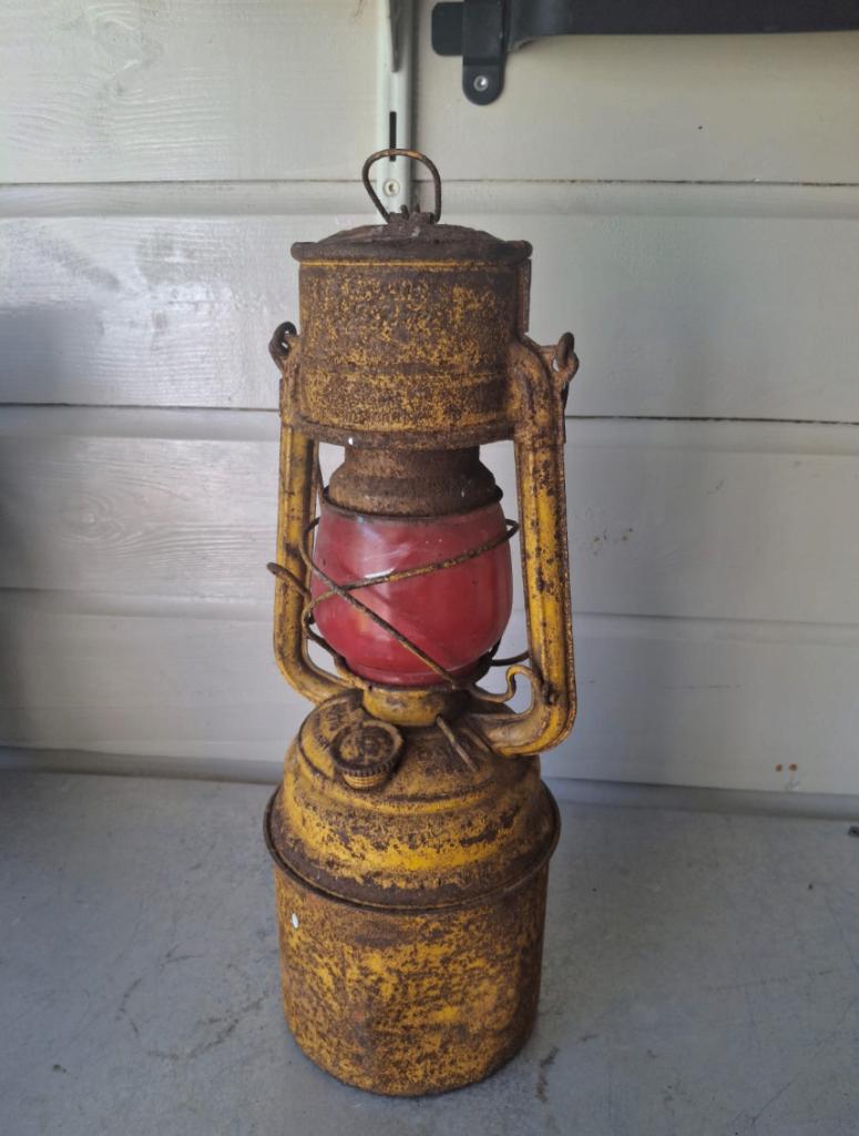 petroleum lamp feuerhand, Ophalen