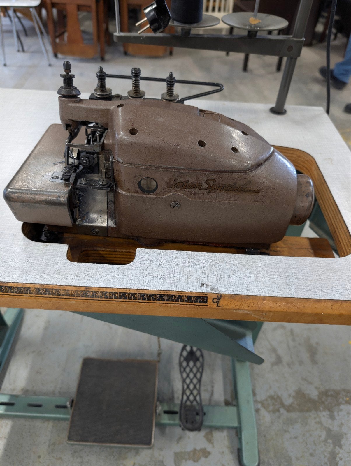 Union Special Industriële Lockmachine - werkend, Gebruikt, Lockmachine, Industrieel, Ophalen