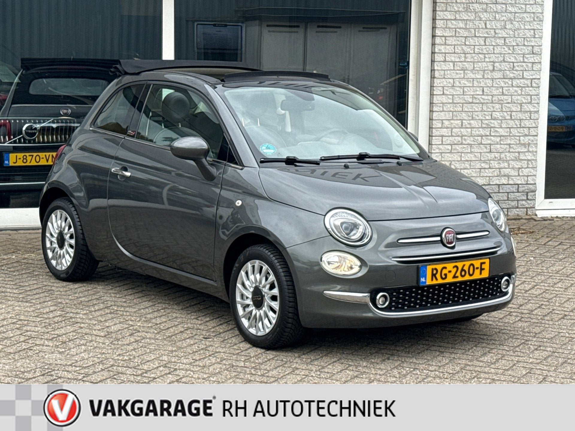 Fiat 500 C 1.2 Lounge, Auto's, Gebruikt, 4 cilinders, Cabriolet, Bedrijf