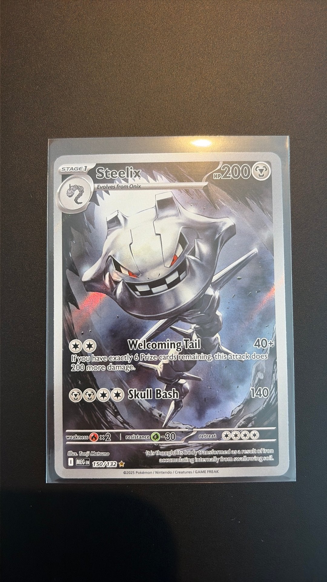 Steelix 150/132 - Mega Evolution, Ophalen of Verzenden, Nieuw, Losse kaart, Foil