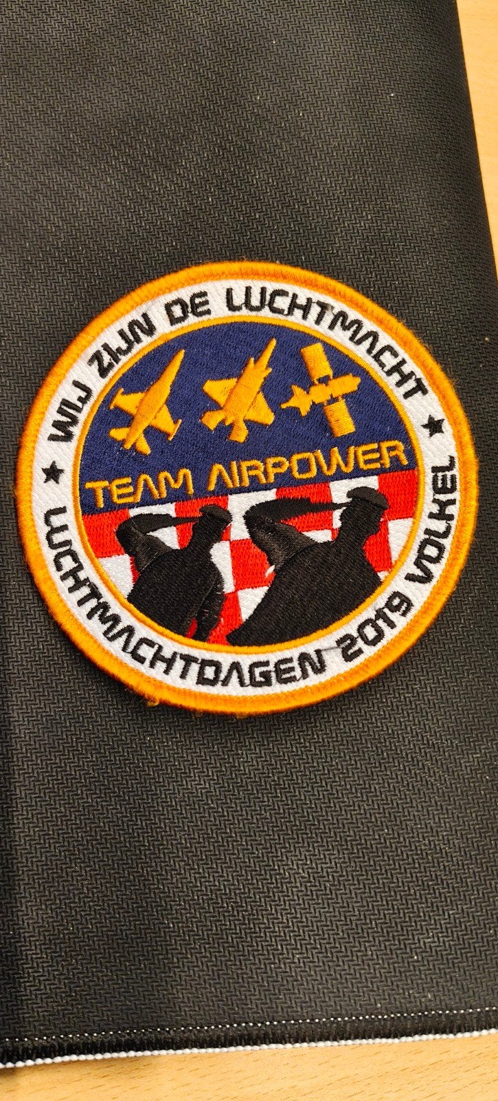 militaire patch van de luchtmacht dagen 2019, Ophalen of Verzenden, Nieuw, Patch, Badge of Embleem