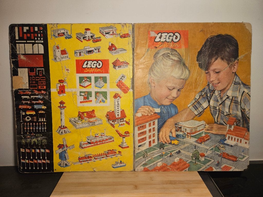 Lego 200-4 Town Plan Board - VINTAGE 1959 - Zeldzaam, Lego, Ophalen of Verzenden, Compleet, Grondplaat