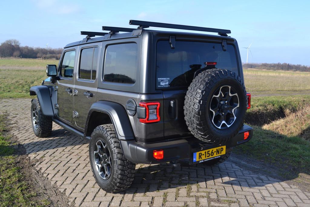 Jeep Wrangler Unlimited 4xe 380 Rubicon (bj 2022, automaat), Auto's, Jeep, Automaat, Euro 6, 4 cilinders, Cabriolet