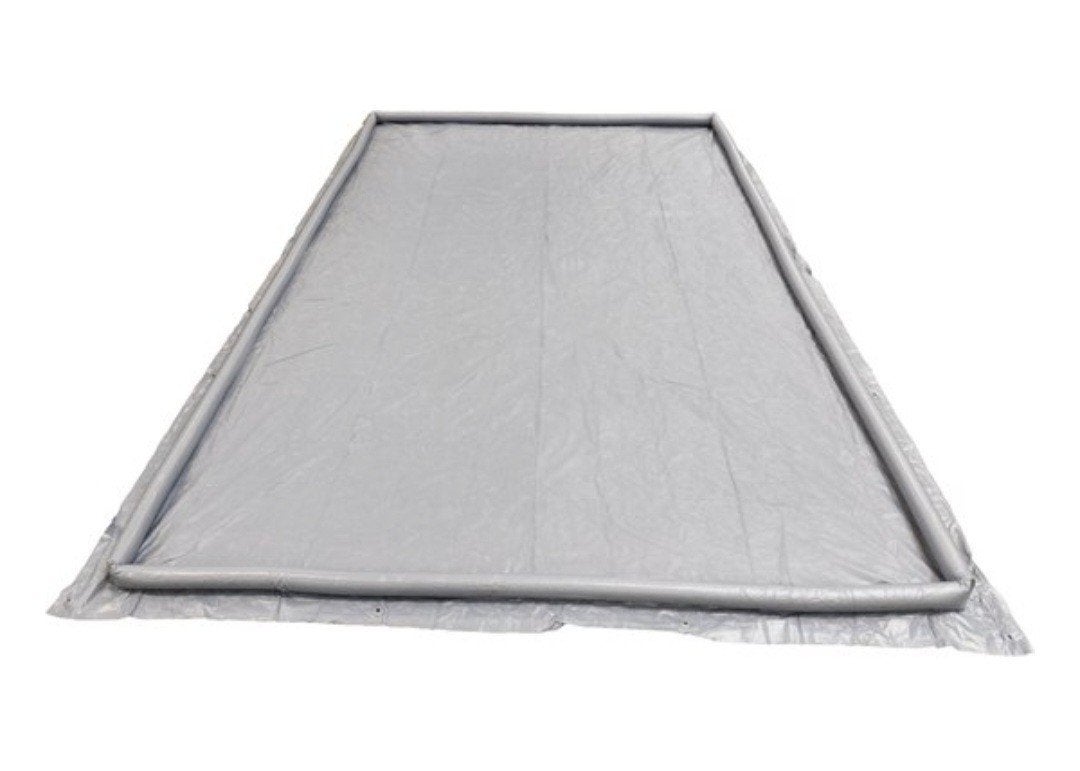 Grondzeil met opblaasbare rand 3,24x4,18 meter, Ophalen