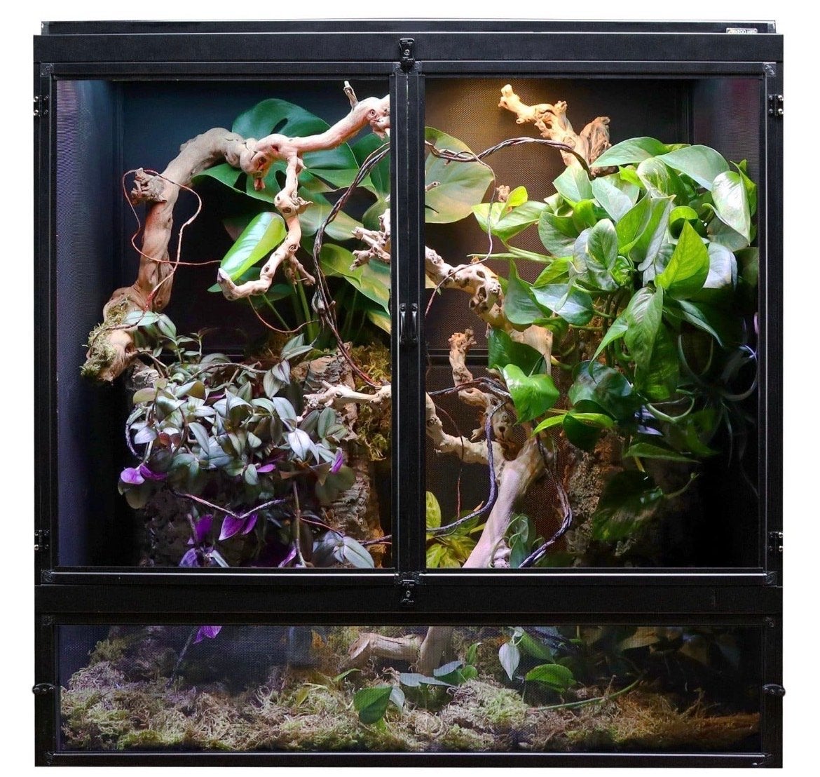 Zoo Med Reptibreeze acrylic double door 90x45x90 terrarium, Ophalen