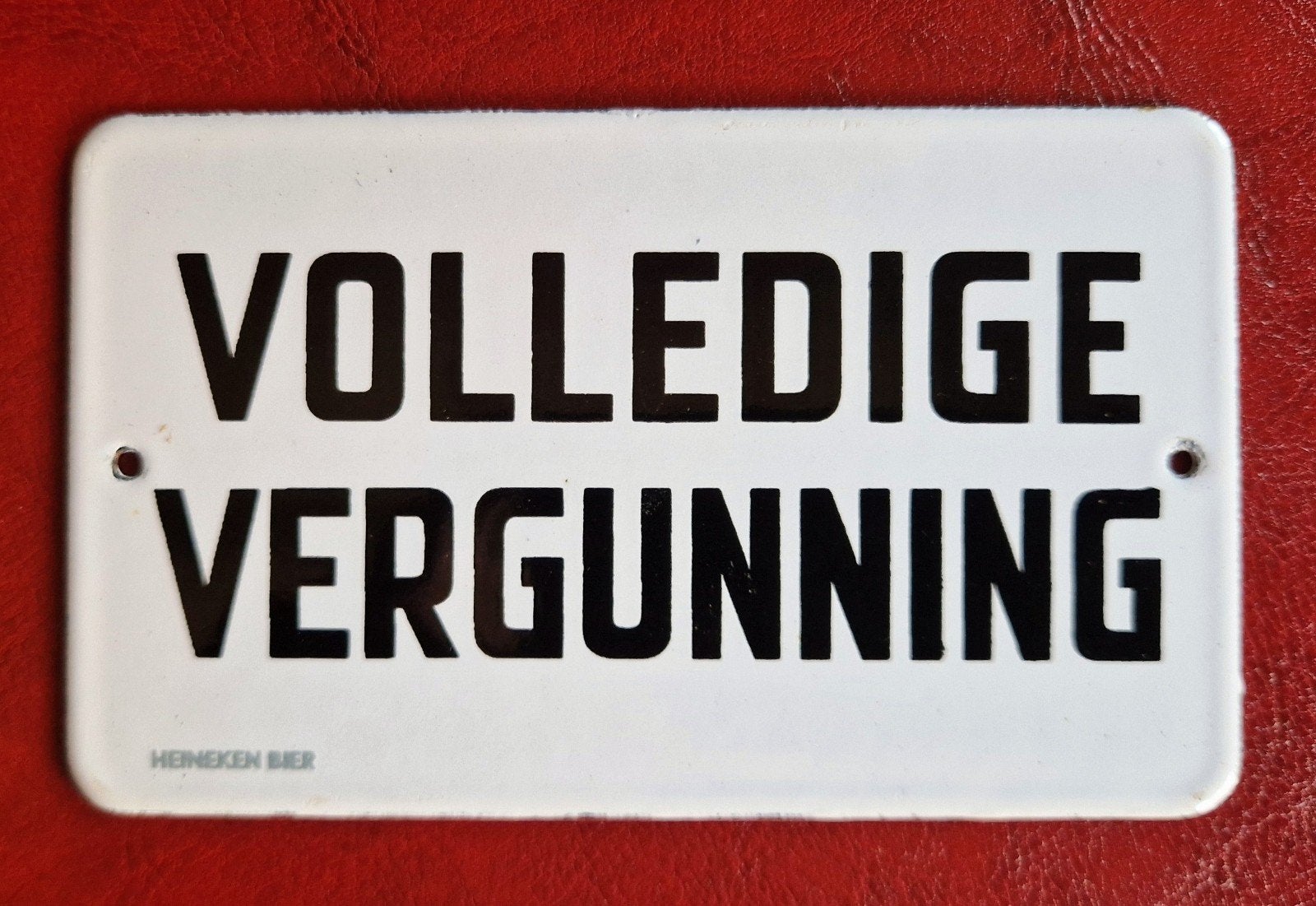 Heineken Volledige Vergunning, Verzamelen, Ophalen of Verzenden, Heineken