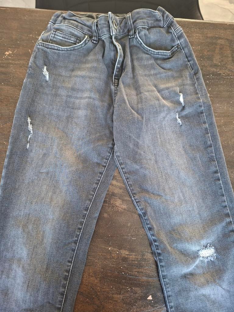 Cars jeans met slijtage stukken, Ophalen of Verzenden, Gebruikt, Jongen, Broek
