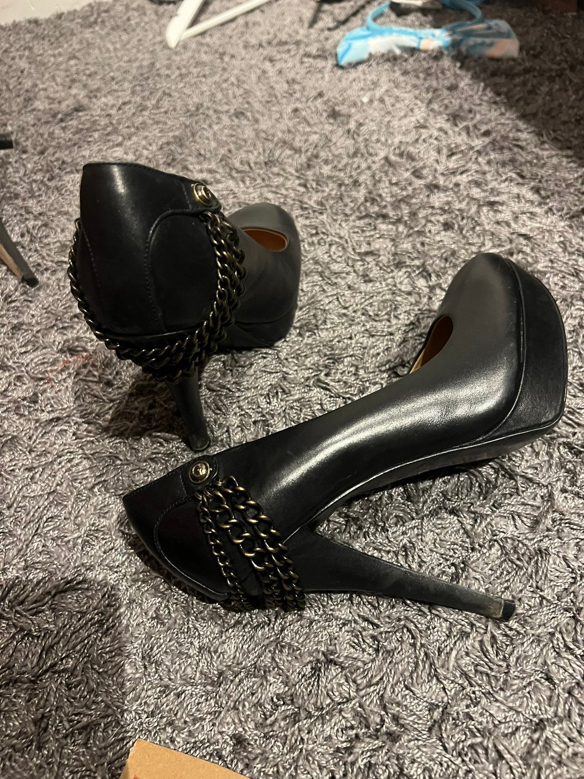 Guess pumps met kettingen maat 37 origineel zgan, Kleding | Dames, Pumps, G, G, Zwart
