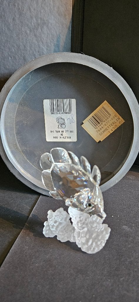 Swarovski 162888 - Vlindervis op koraal, Verzamelen, Swarovski, Ophalen of Verzenden, Nieuw, Figuurtje