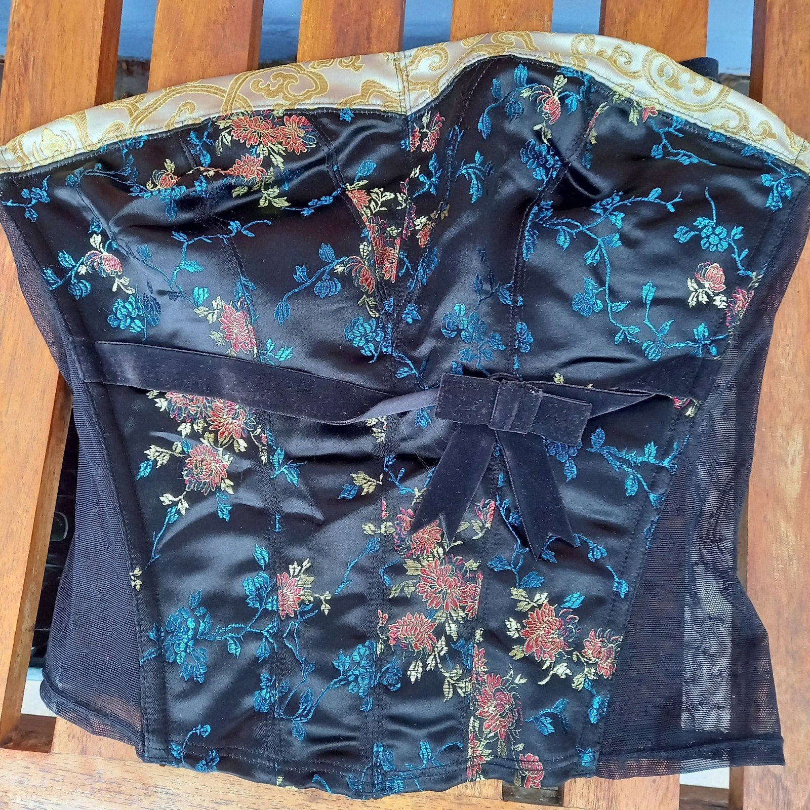 Prachtige TCM Korset Top / Bustier Oriëntaals  mt 38 zgan, Kleding | Dames, Ophalen of Verzenden, Body of Korset
