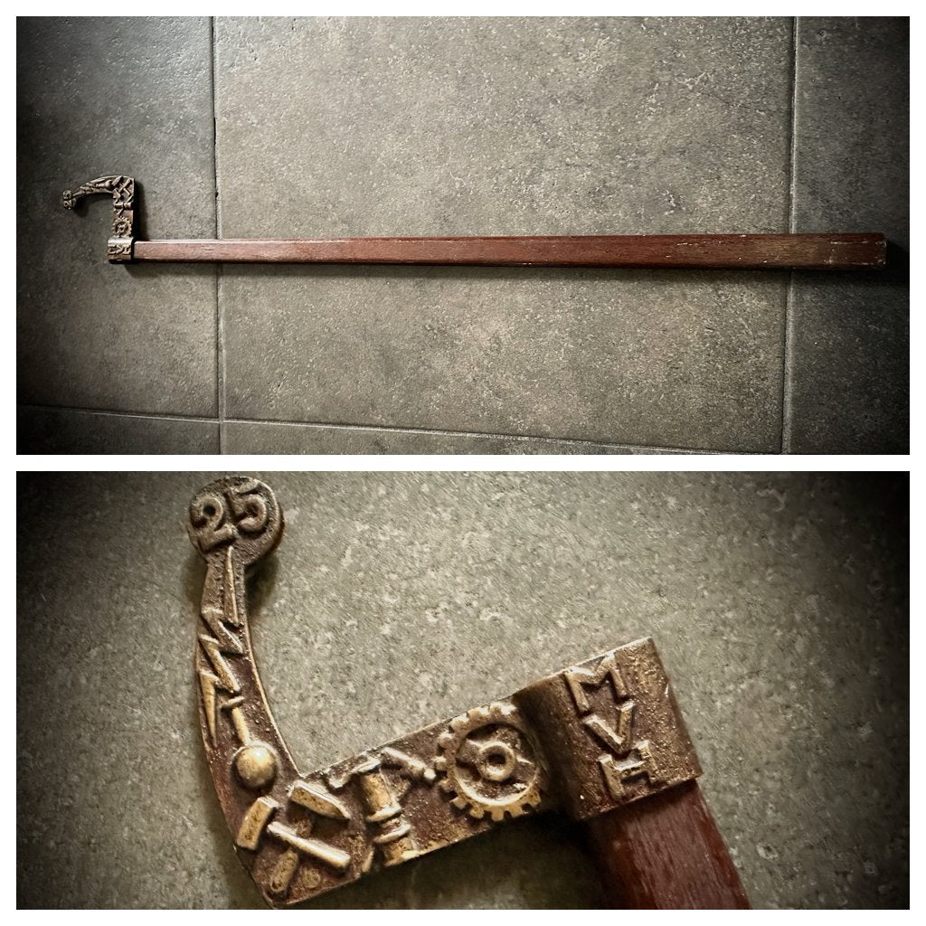 Wandelstok Steigerstok Häckel stok MVH antiek 25 jr curiosa, Verzenden